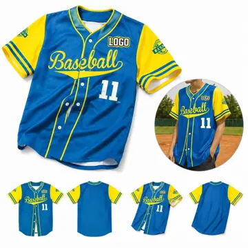 Custom Breathable Mesh Baseball Jersey Short Sleeve Tee