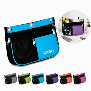 3-Compartment Expandable Pencil Pouch for 3-Ring Binder