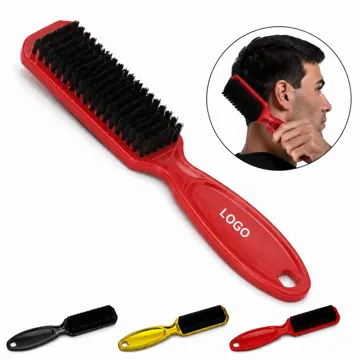 Dense Bristle Barber Neck Sweep Brush for Hair Clippings