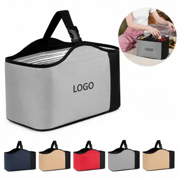 Large Capacity Insulated Cooler Picnic Basket for Car