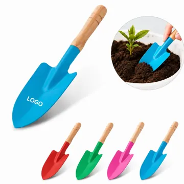 Wooden Handle Iron Garden Trowel for Digging and Planting