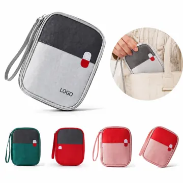 Waterproof Travel Medicine Bag with Multi-Compartment