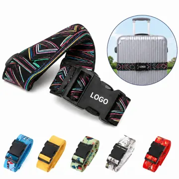 Customizable 72-Inch Adjustable Sublimation Luggage Strap
