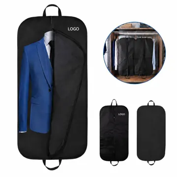 Foldable Non-Woven Hanging Garment Bag with Clear Window