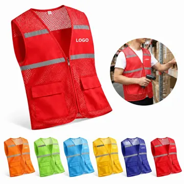 Fishing Net Volunteer Vest with Multiple Tool Pockets