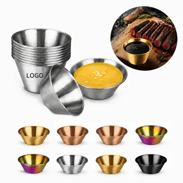 Stainless Steel Sauce Cups for Condiments & Dips