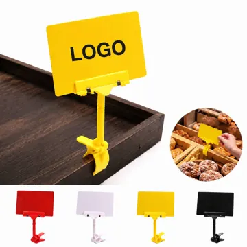 Waterproof PVC Sign Holder with Clip for Indoor Outdoor Use