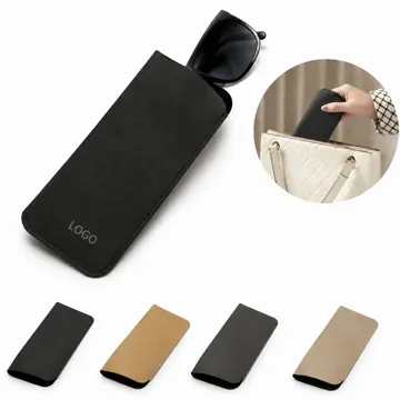 PU Leather Sunglasses Case with Soft Lining Portable