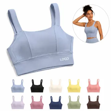 Seamless Racerback Yoga Sports Bra with Breathable Support