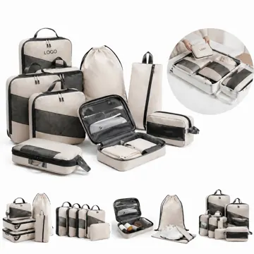 Compression Packing Cubes 6 Set Travel Organizers