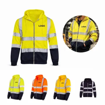Safety Reflective Hoodie for Outdoor Running and Cycling