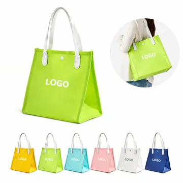 Clear PVC Octagonal Jelly Beach Tote Bag
