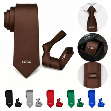 Custom Wrinkle-Resistant Microfiber Tie for Business