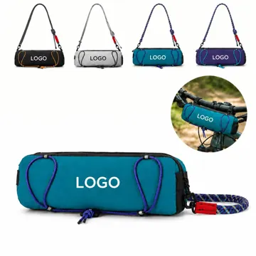 Water-Resistant Bike Frame Bag with Multiple Compartments