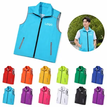 High-Visibility Reflective Safety Vest for Low-Light Work