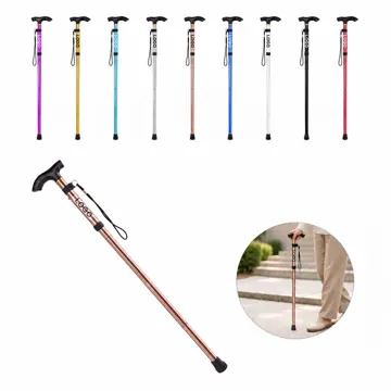 Foldable Height Adjustable Walking Stick for Balance