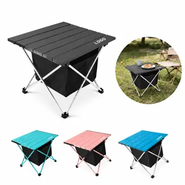 Portable Aluminum Folding Table for Camping and Picnics