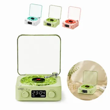 Wireless Turntable with Built-in Stereo Speaker
