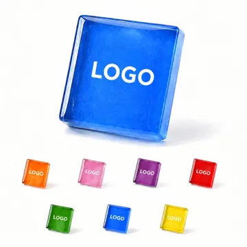 Magnetic Glass Fridge Magnet for Notes & Photos