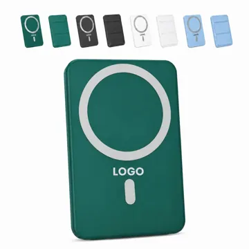 Portable Magnetic Power Bank with Dual USB Output