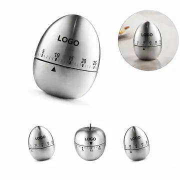 60-Minute Stainless Steel Mechanical Kitchen Timer No