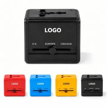 Universal Travel Plug Adapter with Dual USB Ports