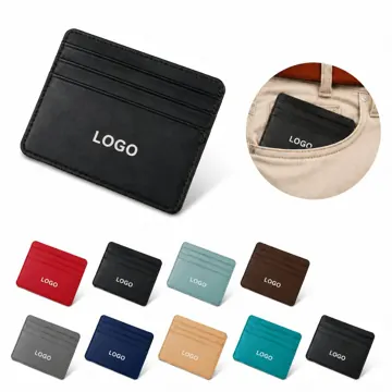 Slim RFID Blocking Card Wallet for Cards and Cash