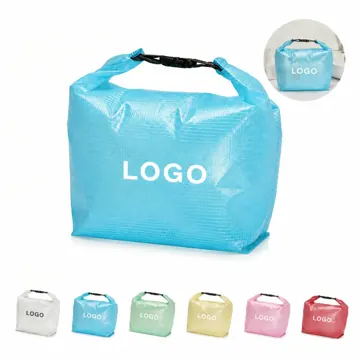 Clear Travel Toiletry Bag with Mesh Compartments