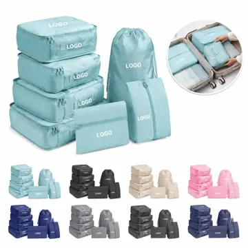 7-Piece Lightweight Travel Organizer Bag Set for Packing