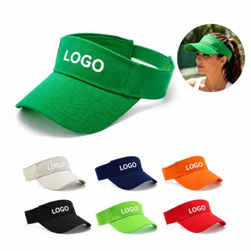 Open Top Adjustable Sun Visor Hat with Wide Brim