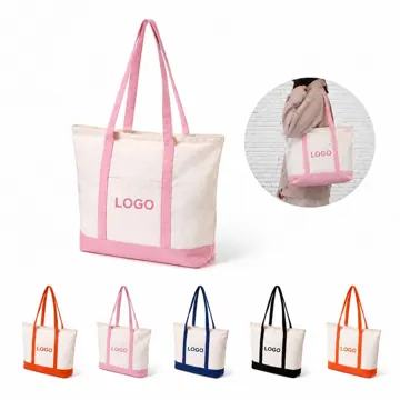 Cotton Canvas Tote Bag for Groceries and Daily Use