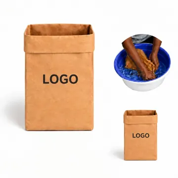 Eco-Friendly Kraft Paper Storage Bag for Documents