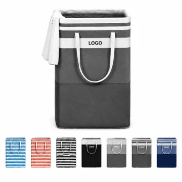 Collapsible Laundry Basket with Handles, Space-Saving