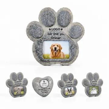 Weather-Resistant Engraved Pet Memorial Tombstone