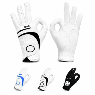 Synthetic Leather Golf Glove with Breathable Mesh