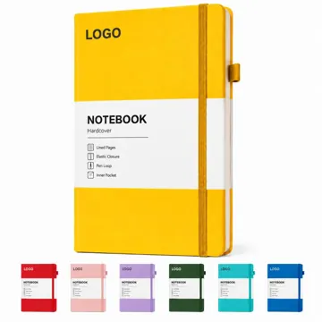 Elastic Strap Closure Journal Notebook in PU Leather