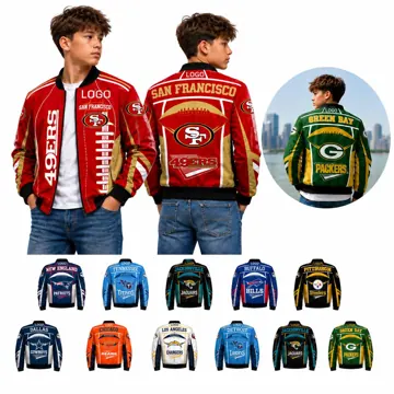 Personalized Full-Zip Varsity Jacket With Custom Design