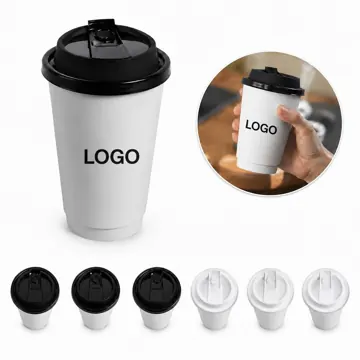 16 oz White Paper Cup for Cold Drinks, Moisture Resistant
