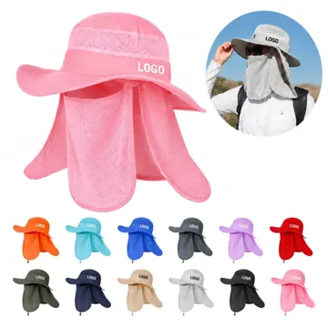 Wide Brim Foldable Sun Hat with Adjustable Chin Strap