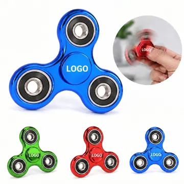 Metal-Plated Handheld Fidget Spinner for Focus and Stress