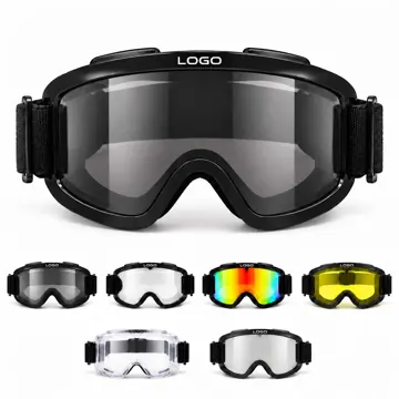 Motorcycle Riding Goggle Anti-Fog Impact-Resistant Lens