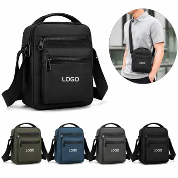 Water-Resistant Oxford Crossbody Bag for Daily Travel