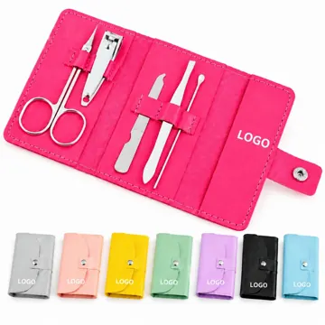 5-Piece Stainless Steel Nail Grooming Kit with Clipper File