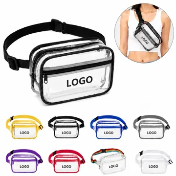 Clear Waterproof Waist Bag for Daily Essentials