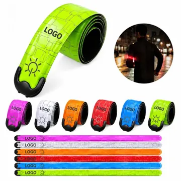 Rechargeable LED Slap Bracelet for Night Activities