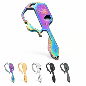 24-in-1 Stainless Steel Keychain Tool Pendant