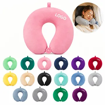 Neck Support Pillow for Travel with Breathable Fabric