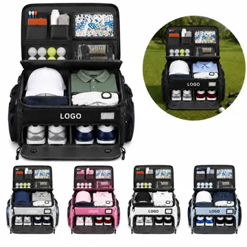 Golf Gear Travel Case with 4 Compartments