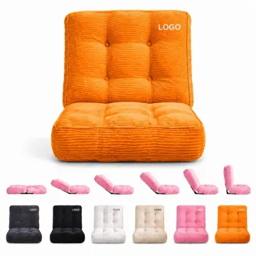 Folding Floor Chair with Multi-Position Back Support