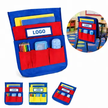 Classroom Chair Back Organizer Bag with Multiple